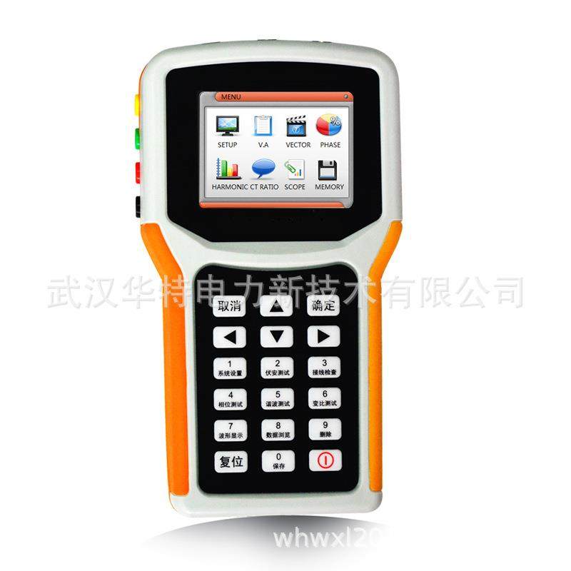 手持三钳谐波相位伏安表三相相位伏安表三相多功能伏安相位表
