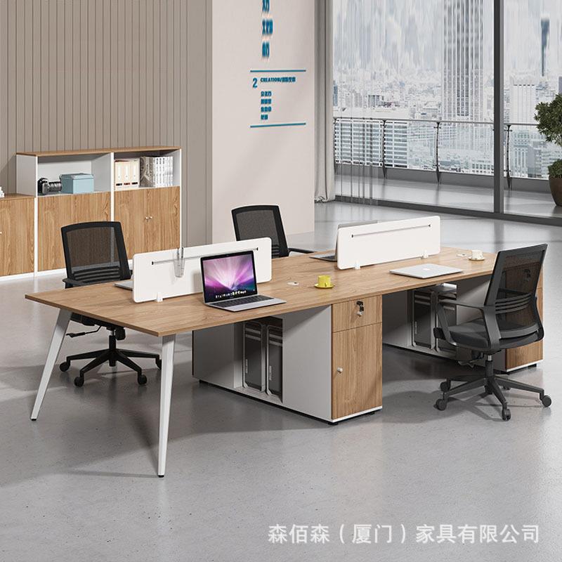 双4四6六工位职员办公椅组合现代简约屏风财务桌卡座厦门办公家具