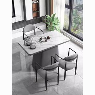 轻奢阳台茶桌椅组合小户型茶台茶具套装一体简约现代家用泡茶桌子