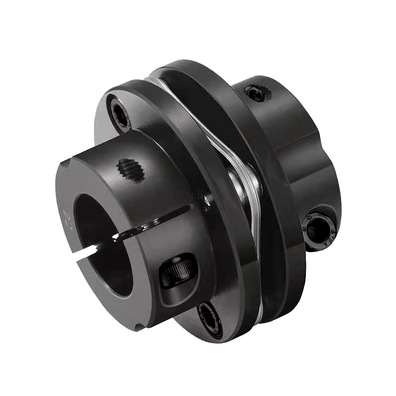 DBN45号碳钢膜n片联轴器夹紧式 单膜片式双膜大扭矩带键槽连轴器