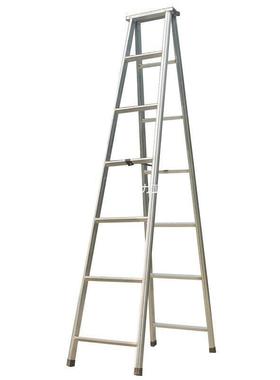 梯子宽加厚人字梯TLT功加能镀锌铁两梯多直梯冲用压折叠家用伸缩