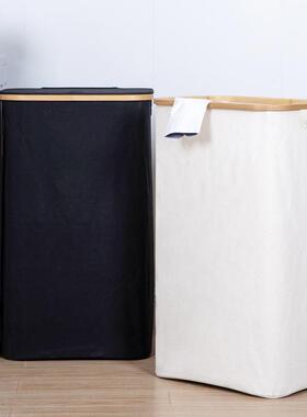 衣脏篮篮简约脏衣服收纳筐家用日式可折叠衣篓防水放衣XYQ脏物收