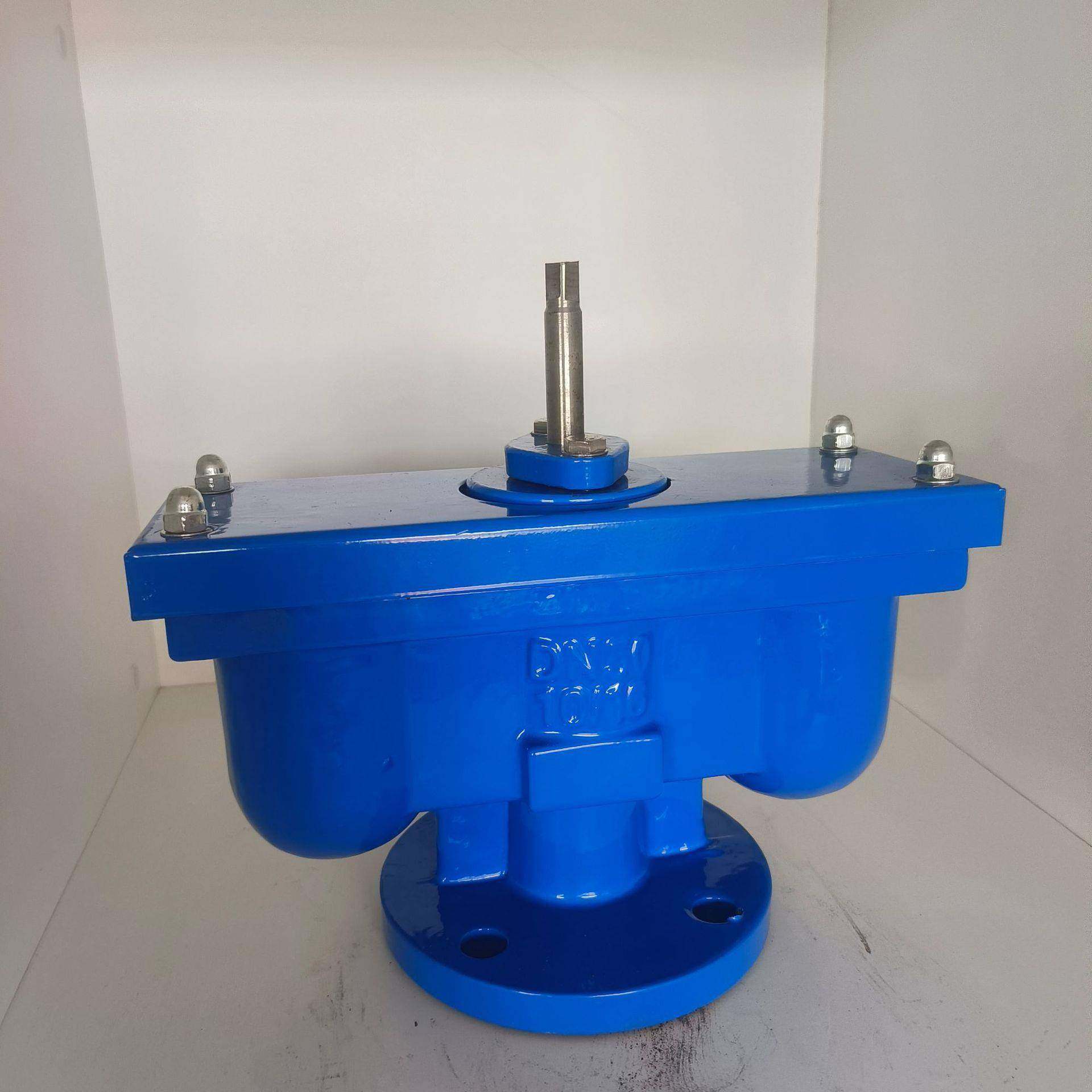 双口排气阀QB2自球来水管道无品牌/墨铸铁自动排气双孔气法阀兰排