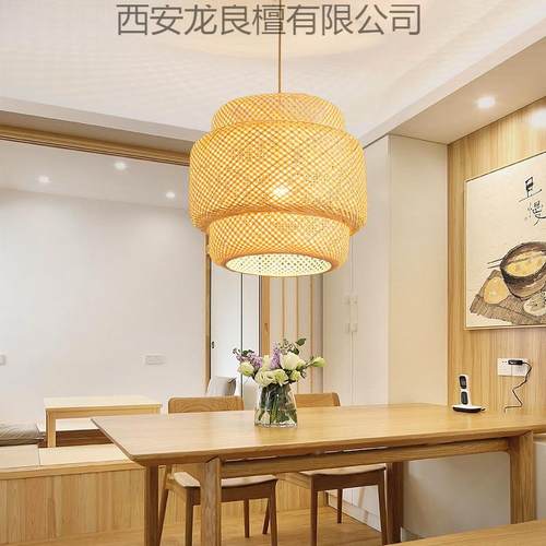 锅中372式餐厅室火店禅意茶民宿客栈竹编灯卧简约风格创意室婚庆