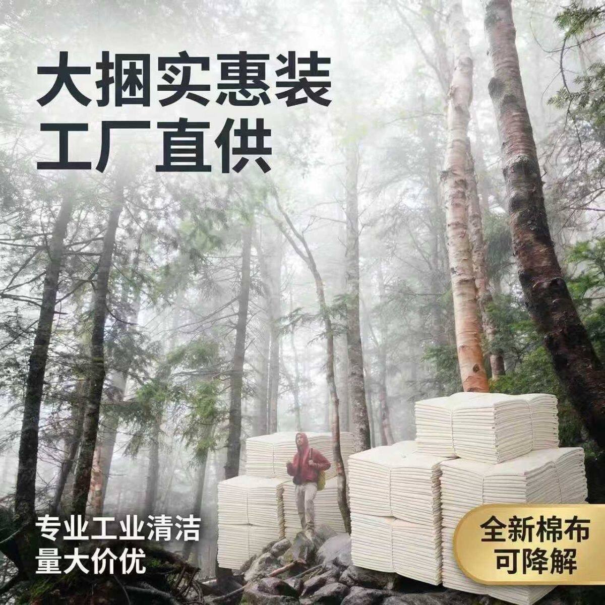 专用工业去油污抹布精密仪器油墨设备印刷机专用大块擦油布清洁布