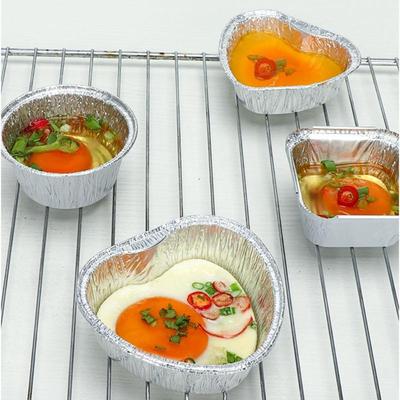 商用加厚爱心烤炸鸡烧烤一1222次家用空气锅锡纸盒性烘铝箔蛋锡碗