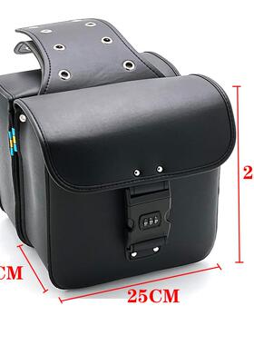 托车电自行车摩动车马鞍骑士包61320密码锁防盗侧边包挂包边箱边