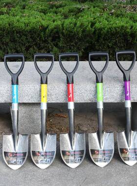 花园铲园子WVL种花工具家用全加厚铁铲户艺外植钢树挖土儿童小号