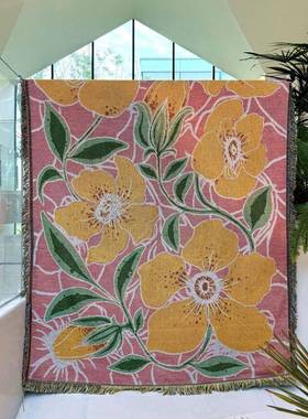 tb-80970民族风沙发盖巾四季通高级感坐垫加子全用包布沙发垫提盖