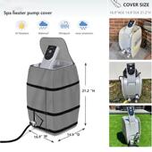 重型防热水缘防尘水浴缸绝泵盖充气浴缸加热器FS 2483盖灰色泵方
