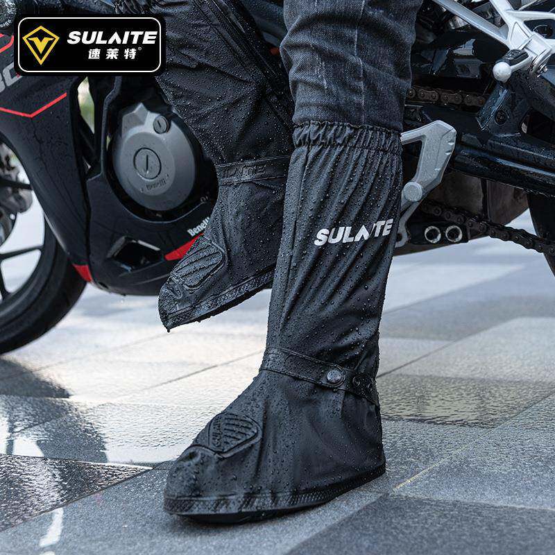 摩SLT1701托车鞋套加厚防人滑耐磨鞋雨户外骑行成雨筒天防雨高雨