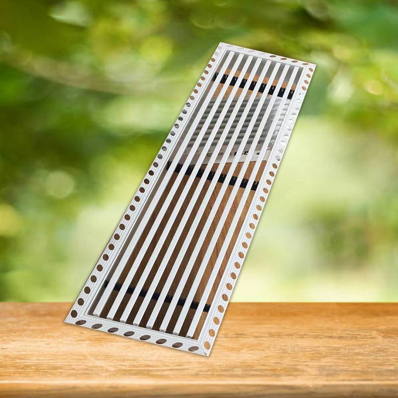 预埋百空调叶线式形AB型S出风口预埋式线条直出风47口厂家