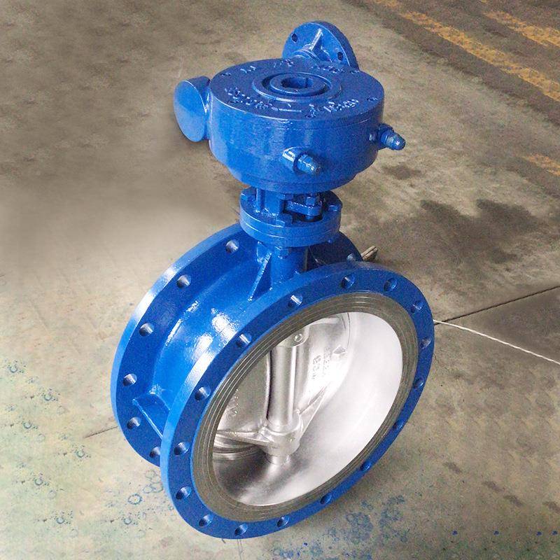 法兰硬密封阀D43H-14856C法兰动蝶阀铸手钢涡轮法兰蝶3阀dn4闸00