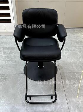 椅网红新款理发店椅子发Y034廊专用端美烫染发可升降理发椅工厂高