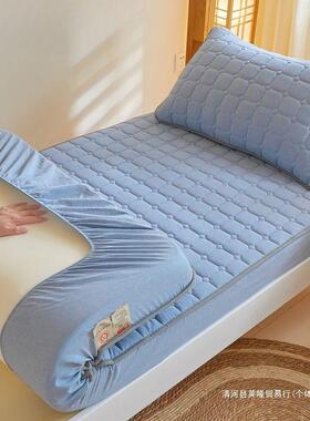 类学宿生舍床笠单人夹棉床单下铺901上9床pxx10005垫褥子套保0护
