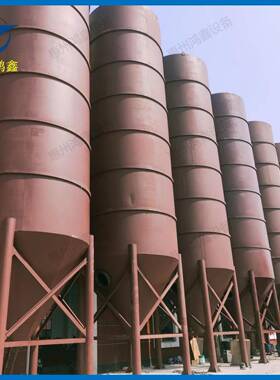 200吨带支撑散腿带强圈加工HX-SNG01业水泥罐物料存储罐源装头厂