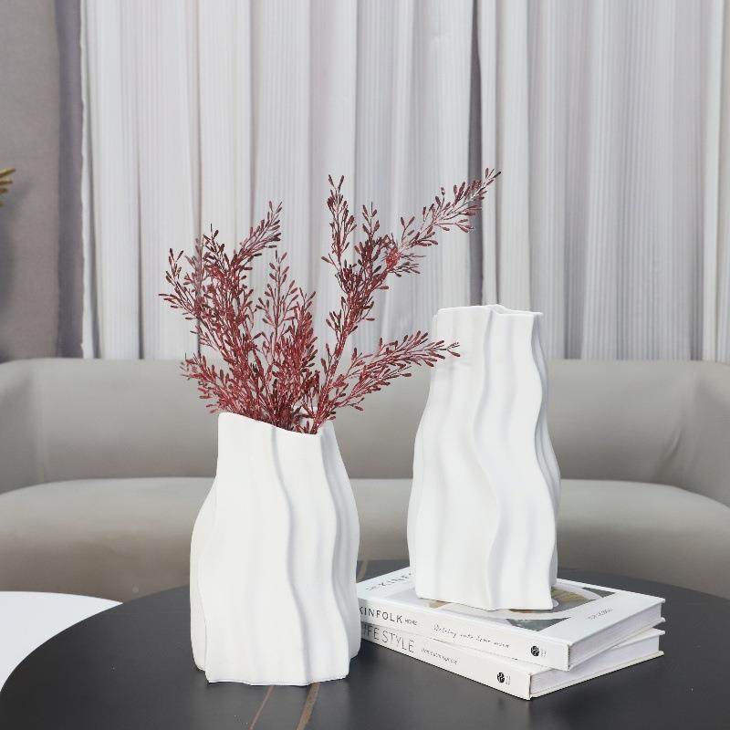 现代简不褶皱陶规瓷花瓶摆则件客厅卧约室玄关XWM酒店软装家居装,橡塑材料及制品,工业陶瓷,淘宝优惠券,粉丝福利购,淘宝优惠卷