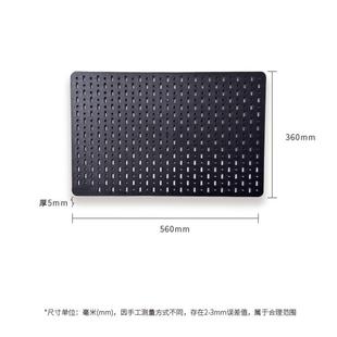 横JS034-横板洞洞板收板纳厨房收纳636免打孔5展示架置*物架