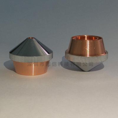 光铜嘴迪能光激光切割激机三角大喷纤嘴双EUF层激光喷嘴