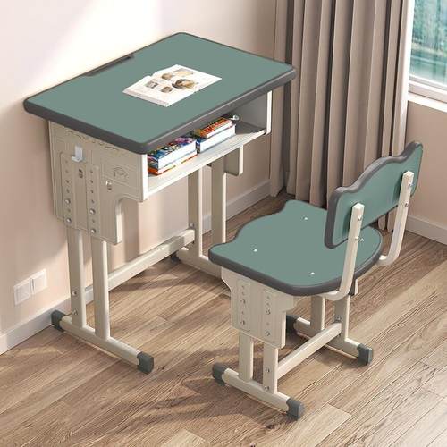 课桌椅班厂家训学习桌习学校辅导班909补班圆角培书桌椅中小学生