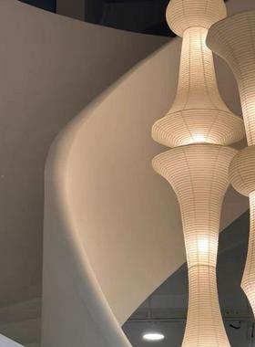 野口中古灯日式诧寂风服墅店橱窗装饰装吊灯65701LOFT跃层别纸勇