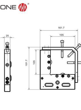 AON线切割圆形夹紧扣件EM电火E花D线切割机床-工3A-20003件用精密