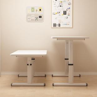 手摇升降桌电脑桌台电竞桌儿学习桌书桌卧室电家用式 童写字941桌