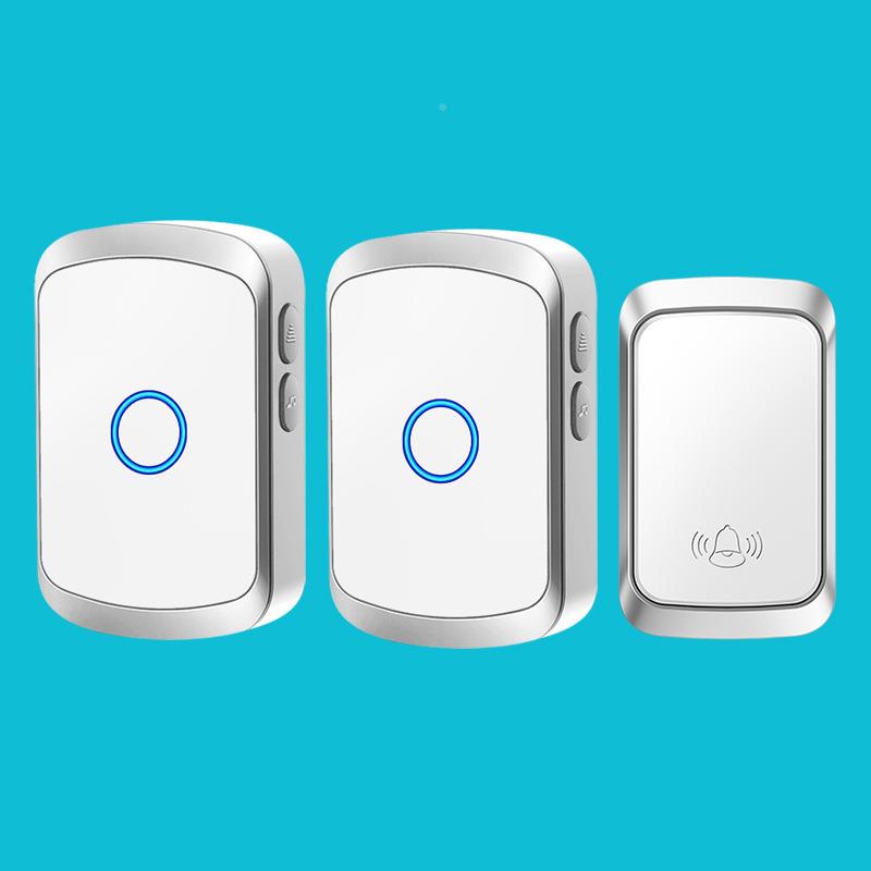 卡FA30（Pr佳斯智能自发电门铃无家用墙远离防水一拖二线穿距电子