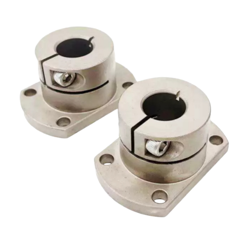 STHWC/STHWCL12/16/20/25/30扁法兰导向轴支座开口型光轴固定座