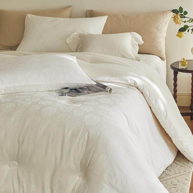 A类55%大豆纤维全棉水洗棉春秋被玫瑰提花加厚保暖冬被子母被白色,鲜花速递/花卉仿真/绿植园艺,割草机/草坪机,淘宝优惠券,粉丝福利购,淘宝优惠卷