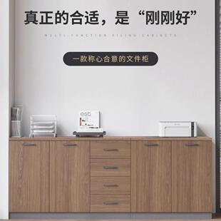 文件柜办公室矮柜落地边柜客厅收纳柜组合小柜子储物柜靠墙置物柜