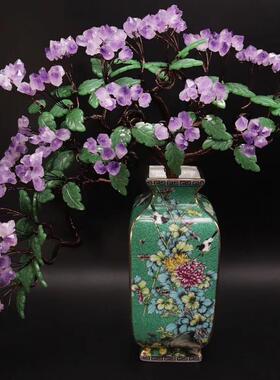 紫水晶发财树黄水晶摇钱树家居摆件送礼酒柜开业店铺乔迁客厅玄关