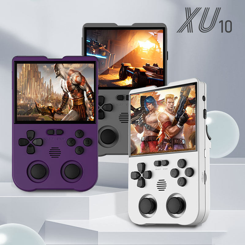 腾异2024新款xu10开源掌机迷你高清复古怀旧掌上游戏机竖版街机经