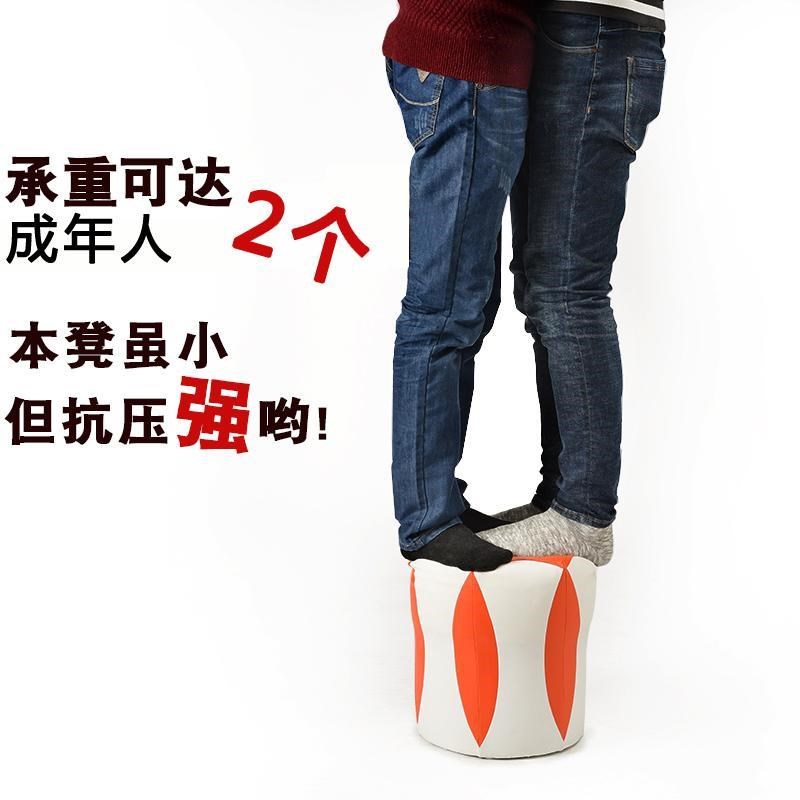 小凳子家用实木时尚创意矮凳子客厅小板凳皮凳子圆凳小皮墩沙发凳