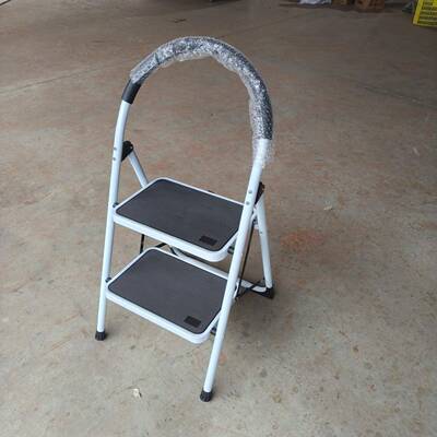 steel ladder 2step 两步铁梯子白色梯子白色梯凳二层凳子家用梯