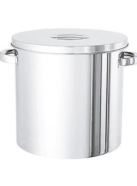 带盖不锈钢桶 带把手 4-100L NITTO KINZOKU 61-0743 4-5625