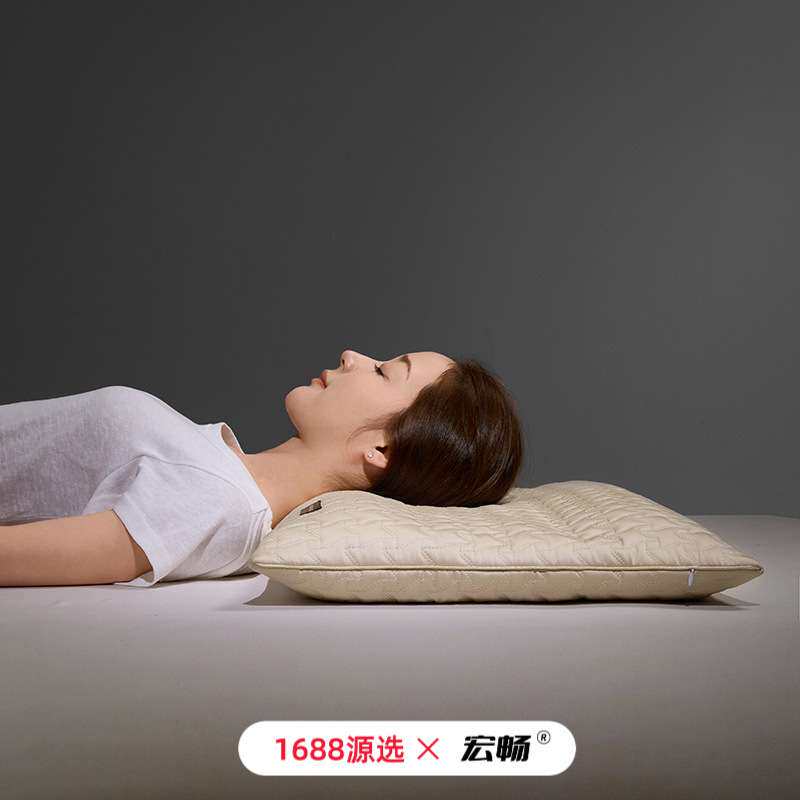 颈椎专用全荞麦壳小枕头护颈椎助睡眠单人圆柱颈椎硬枕睡觉护颈枕