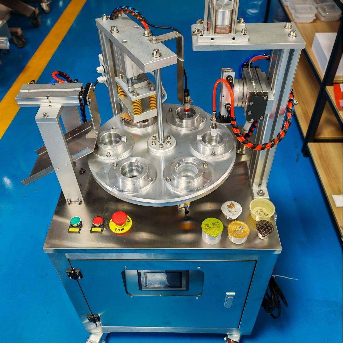 全自动小罐茶封口机泡面纸盒铝箔盒封杯机小圆杯装自动封膜机,厨房电器,其他商用厨电,淘宝优惠券,粉丝福利购,淘宝优惠卷