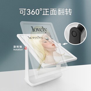 A4活页展示架桌面立牌a5展示牌台牌双面旋转餐牌奶茶店菜单价格座