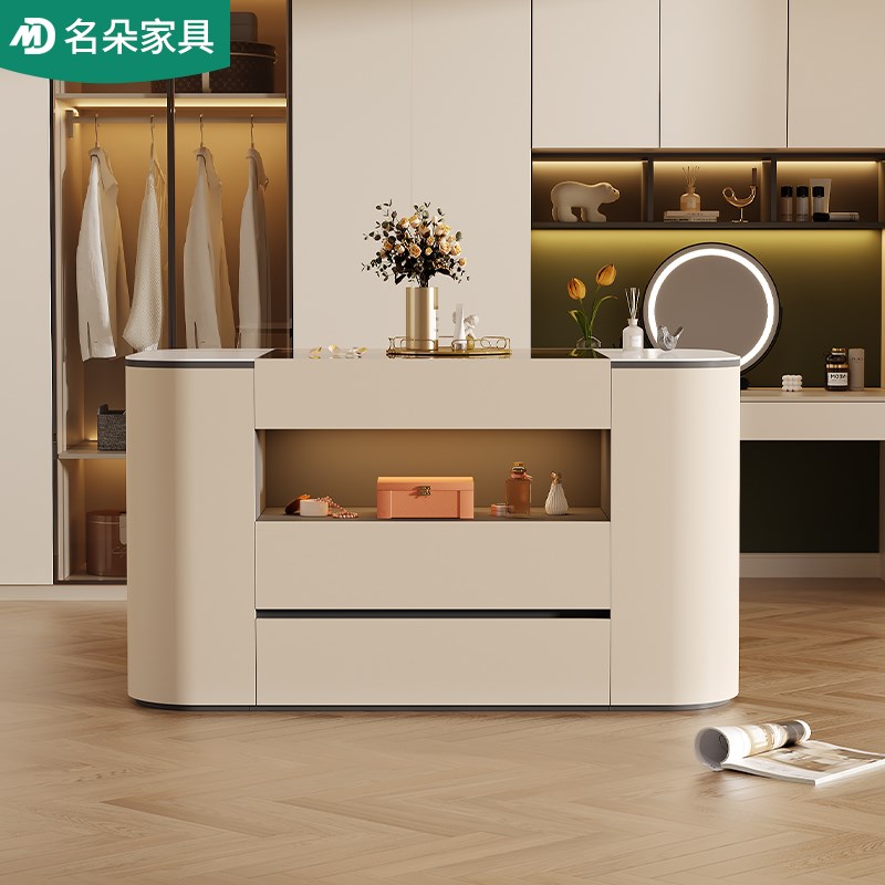 衣帽间中岛柜抽屉岛台斗柜首饰展示柜一体简约家用收纳储物5K29