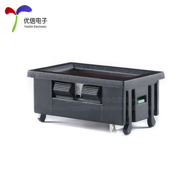 五线式直流电流电压表100V-10/50/100A 数显LED 红绿/红蓝/双色