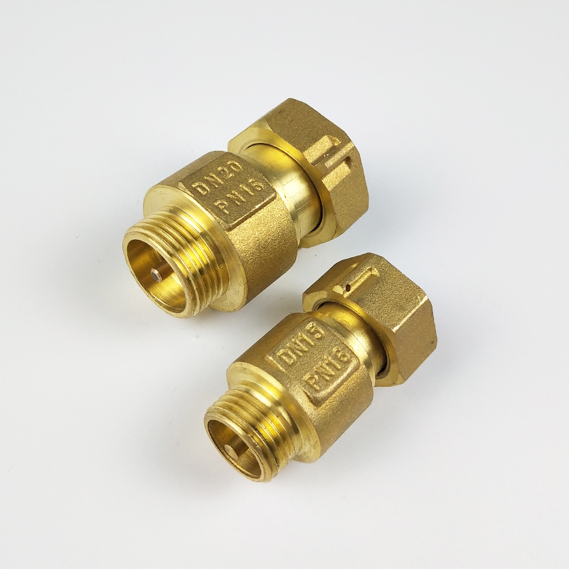 水表前铜止回阀4 6分dn15 20家用自来水单向阀活接止逆阀防止倒流