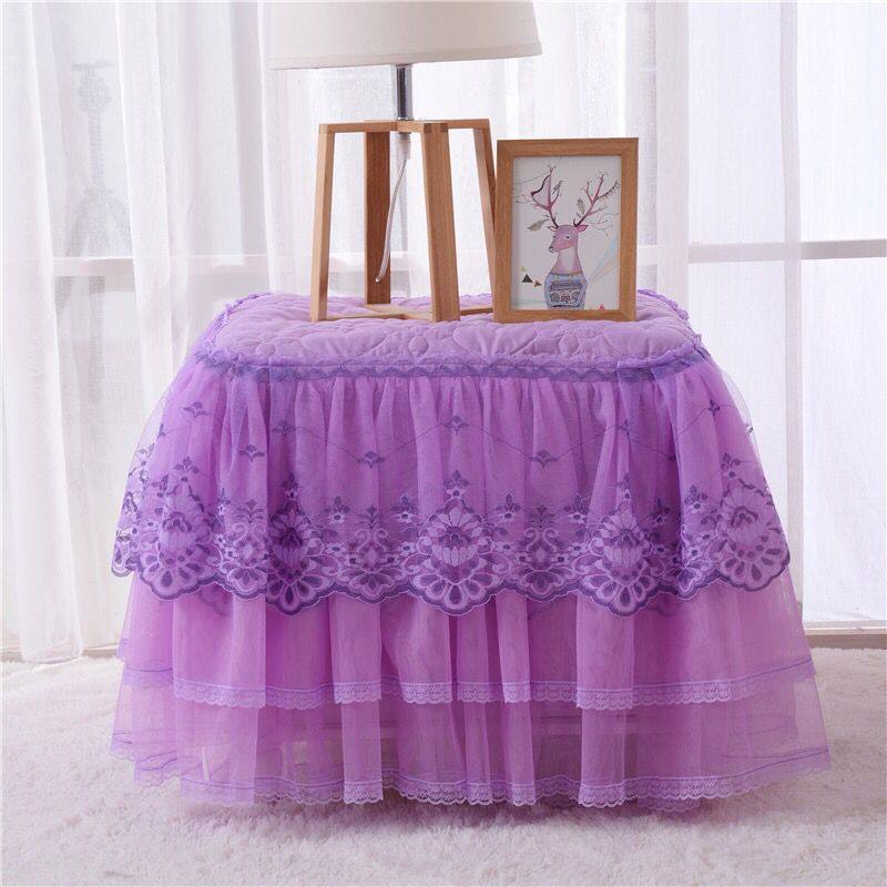 蕾丝床头柜罩套防尘罩卧室公主风纯棉盖布盖巾欧式小台布布艺新品,居家布艺,万能盖巾,淘宝优惠券,粉丝福利购,淘宝优惠卷