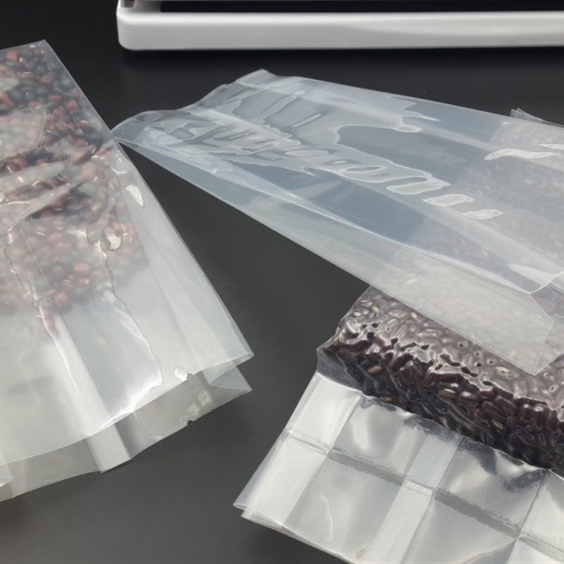 奥德居3-4斤装米砖袋大米折边真空袋杂粮袋立体四方袋 风琴袋