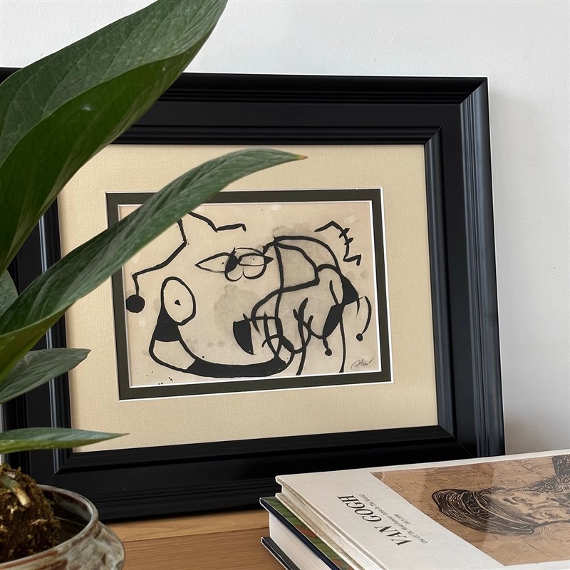 木吉法式中古风装饰画客厅餐厅卧室挂画高级感小众复古艺术壁画