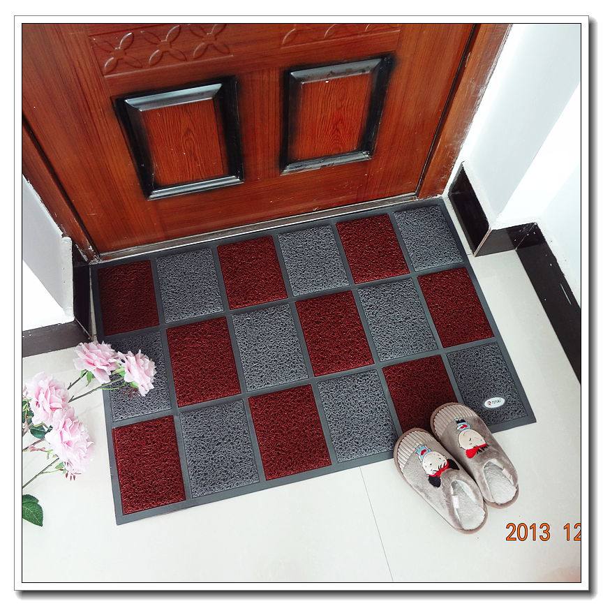 九九和玄关门垫入户蹭土脚垫子别墅豪宅进门除尘地毯丝圈格子地垫,居家布艺,家用脚垫,淘宝优惠券,粉丝福利购,淘宝优惠卷