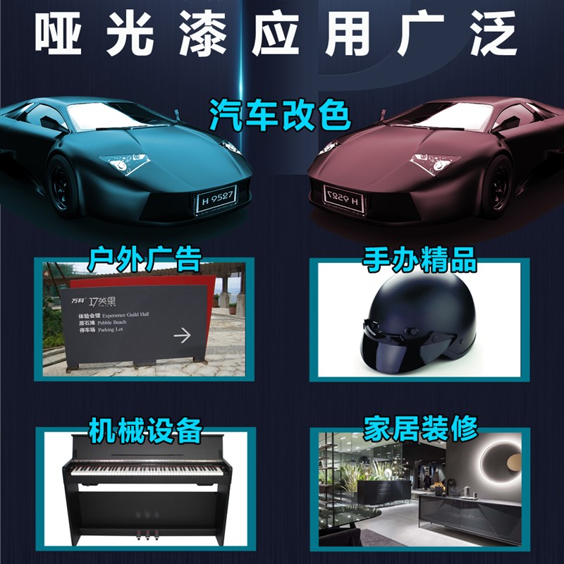 羡彩汽车油漆哑光剂丙烯调漆全哑半哑减光消光剂添加剂油漆大桶装