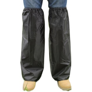 男女加肥防雨裤套成人裤腿束脚防水户外垂钓爬山腿裤管防水裤雨披