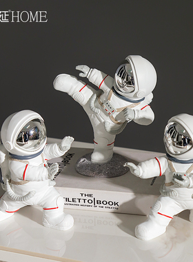 创意宇航员摆件家居桌面太空人客厅电视柜儿童房间布置装饰摆设品