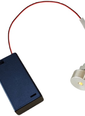 冰蓝光五号电池灯3V冷光蓝色卧室氛围灯浅蓝电子灯3伏冰蓝色led灯